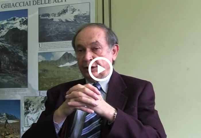 Claudio Smiraglia e il nuovo catasto dei ghiacciai italiani