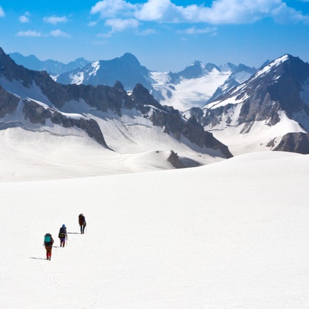 levissima e la spedizione sui ghiacciai alpini italiani