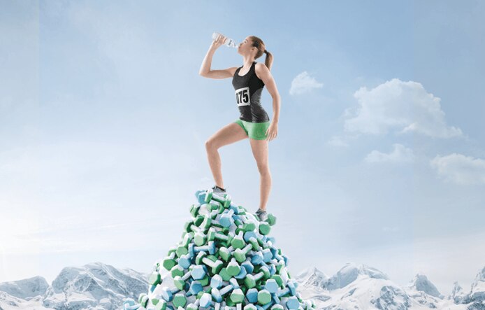 #LA75 la bottiglia sponsor della Milano Marathon
