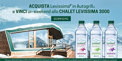 Levissima + premia la tua sosta in autogrill