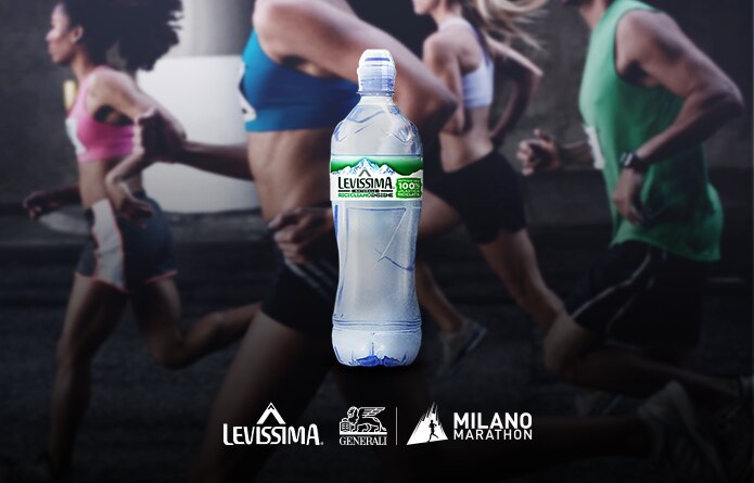 Levissima: official mineral water della Milano Marathon