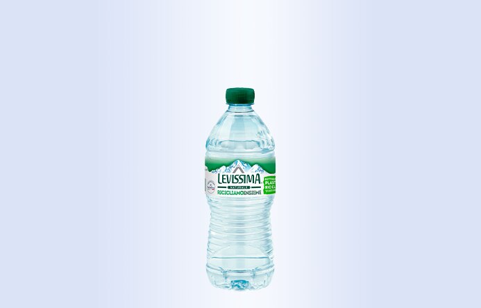 Bottiglia Levissima 50 cl R-PET naturale