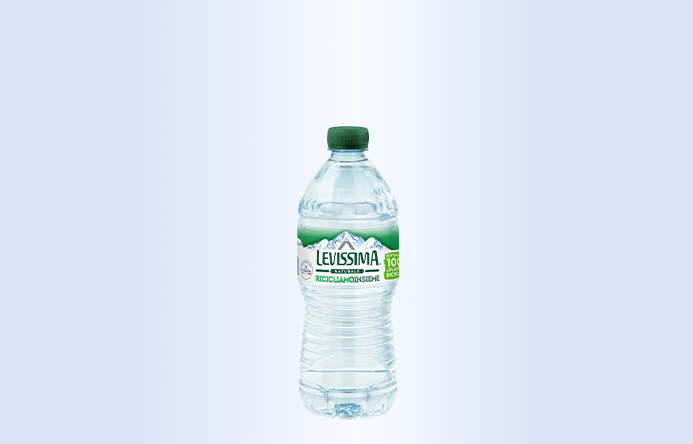 Bottiglia Levissima 50 cl R-PET naturale