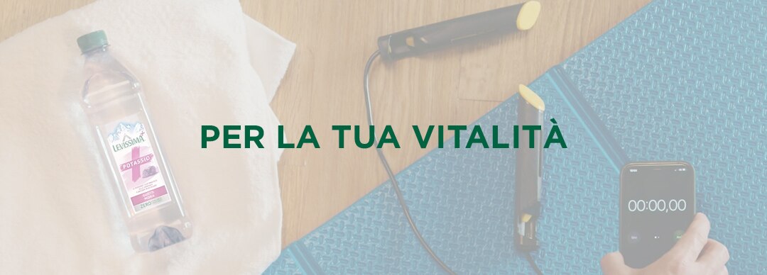 Acqua al potassio favorisce la vitalità