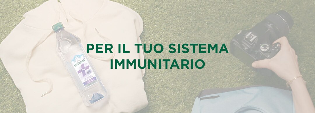 Acqua con zinco per il sistema immunitario