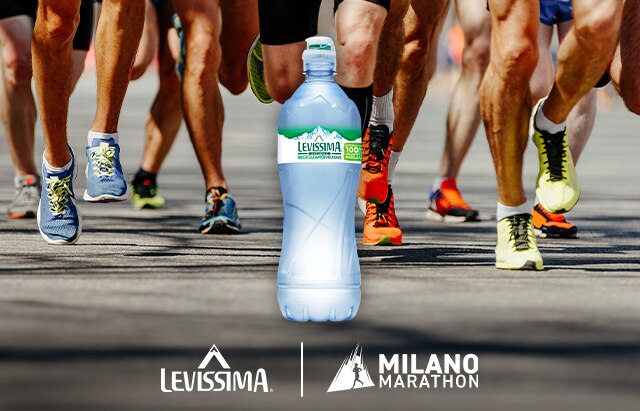Levissima: official mineral water della Milano Marathon Levissima: official mineral water della Milano Marathon