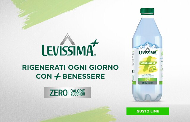 Bottiglia acqua vitaminizzata gusto lime