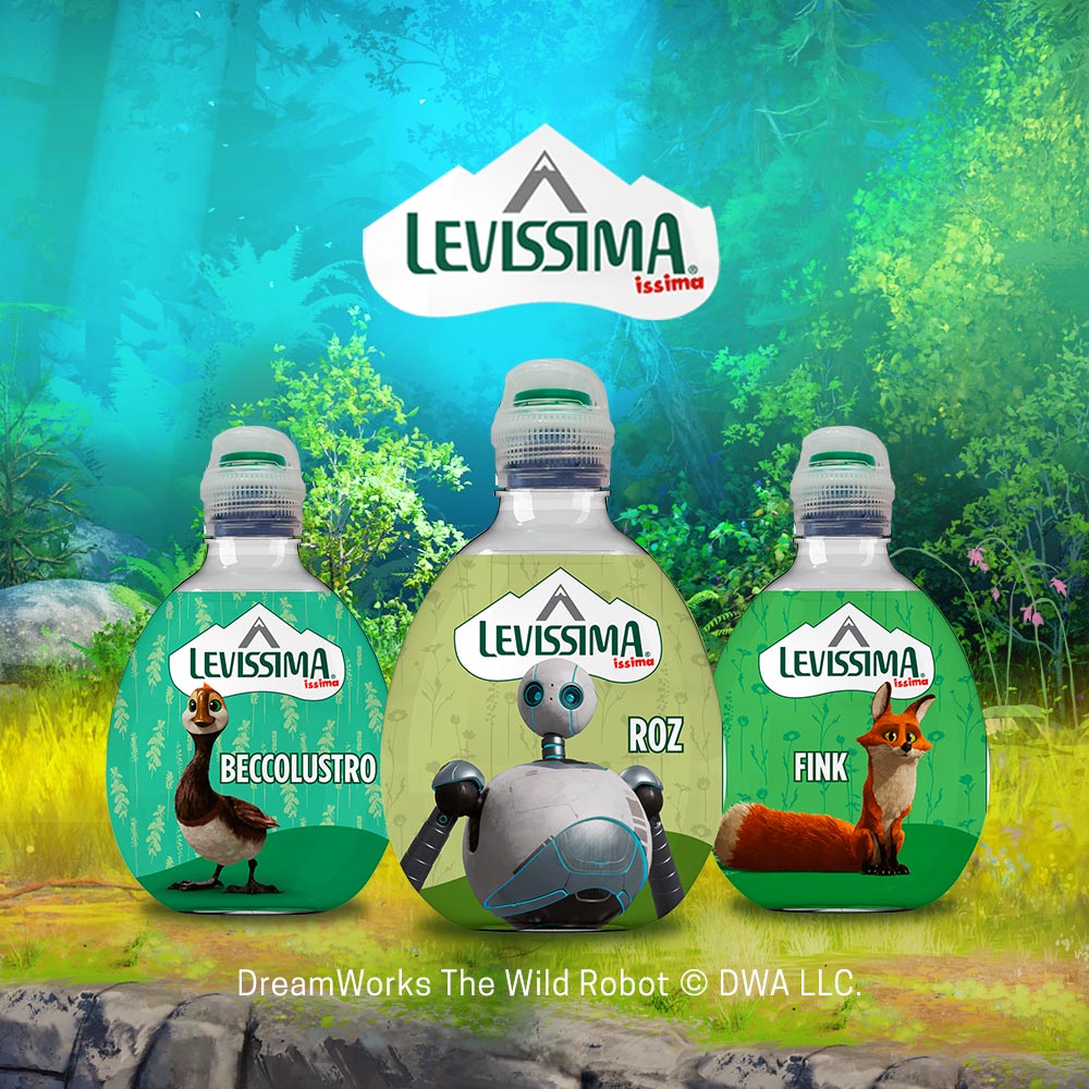Acqua Levissima Issima in bottiglia da 33 cl per bambini
