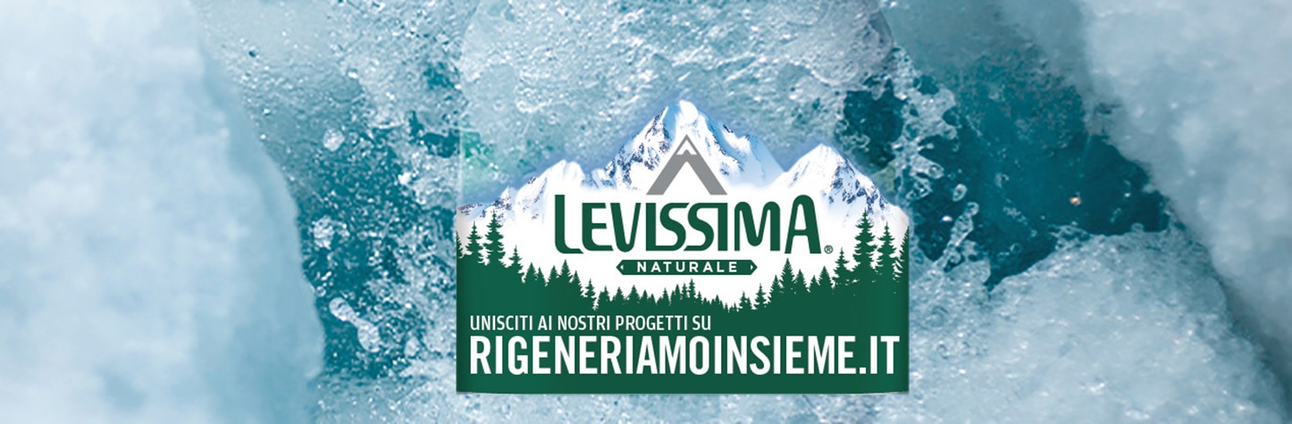 bottiglia levissima r-pet