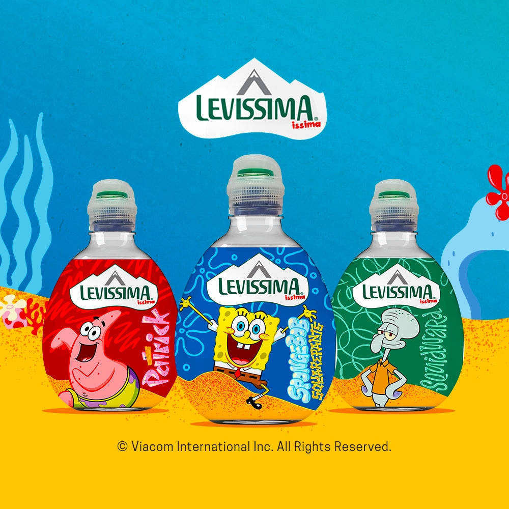Acqua Levissima Issima in bottiglia da 33 cl per bambini