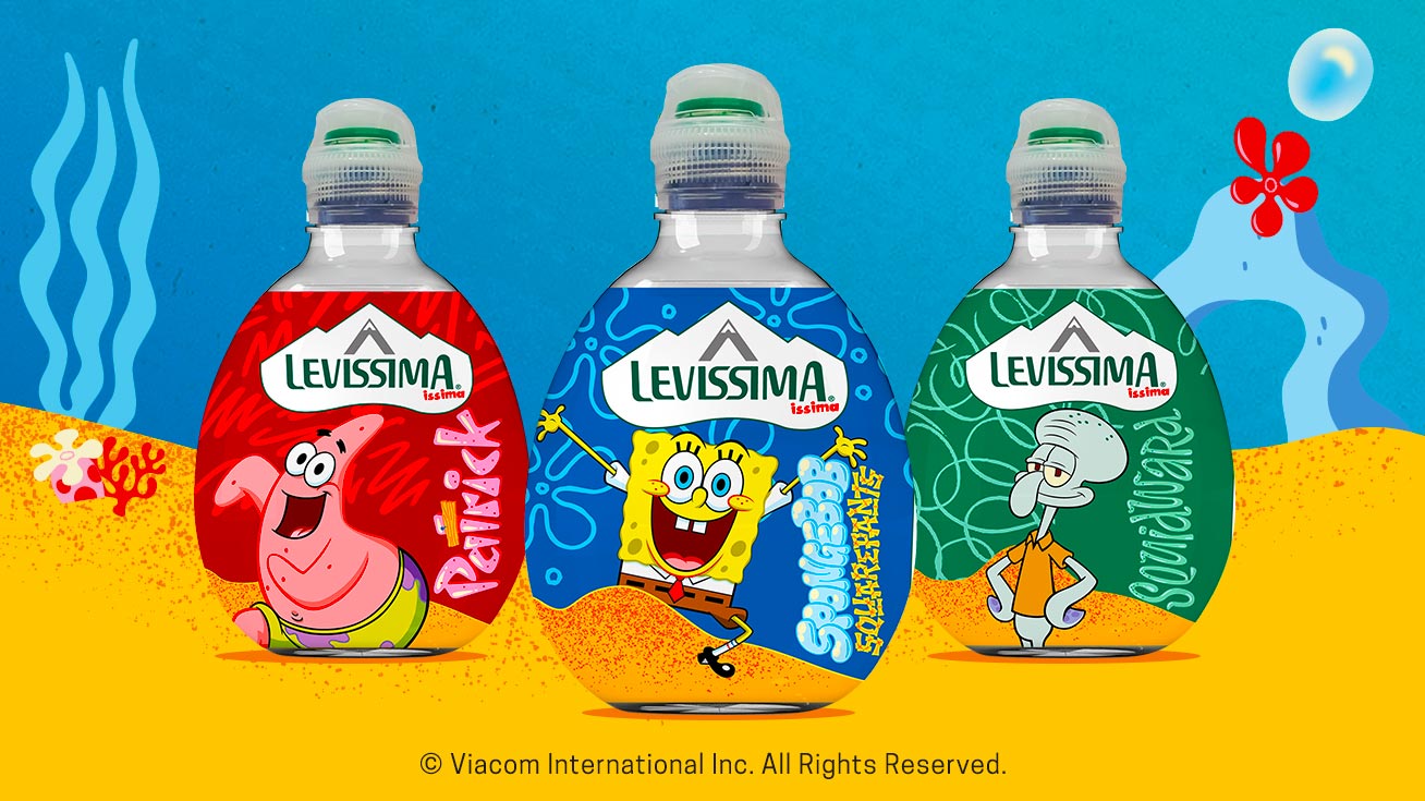 Acqua Levissima Issima in bottiglia da 33 cl per bambini