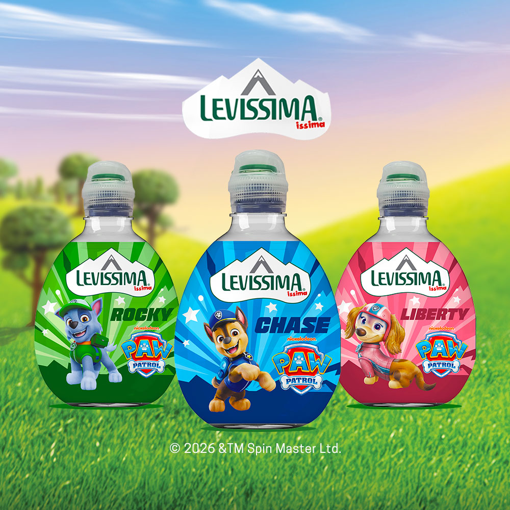 Acqua Levissima Issima in bottiglia da 33 cl per bambini