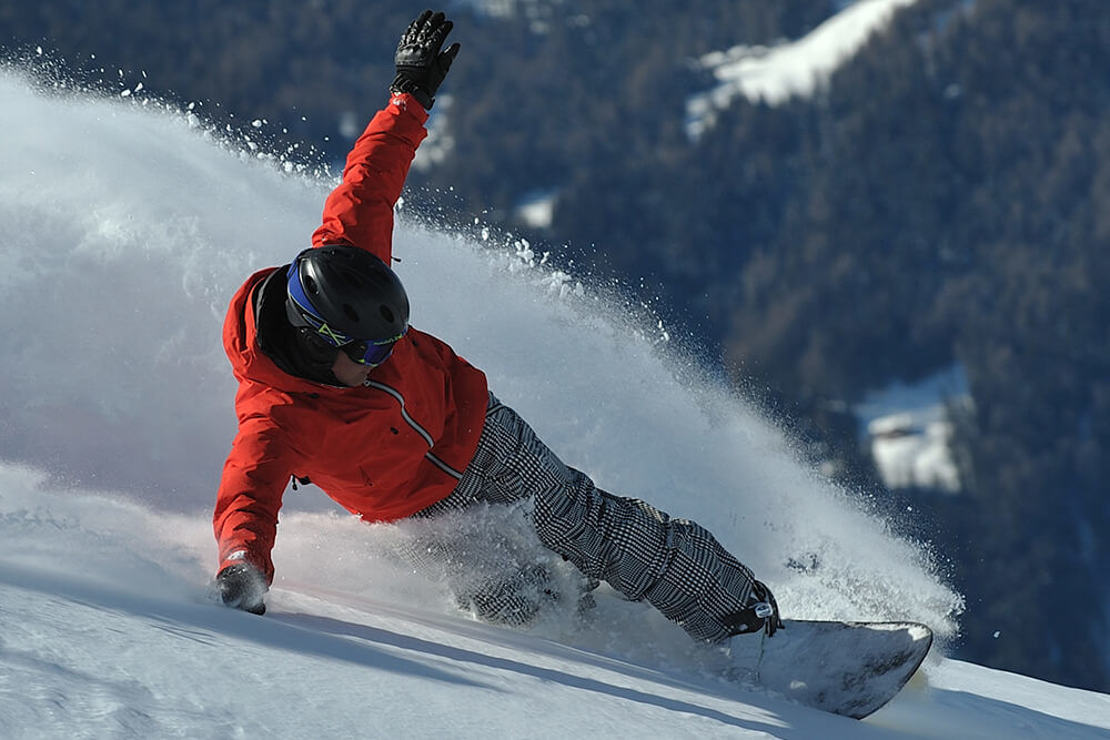 Pietro Colturi e l'abbigliamento adatto allo snowboarder