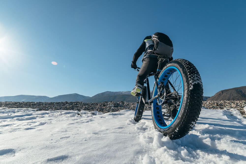 Bicicletta da Neve in Montagna