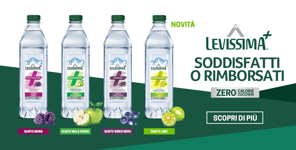 Prova Levissima+: soddisfatti o rimborsati