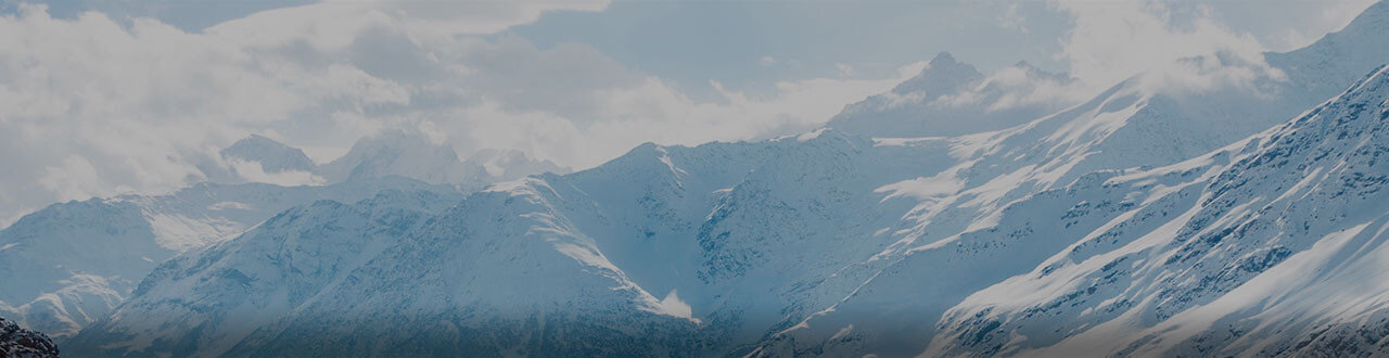 Panorama Con Vette Innevate